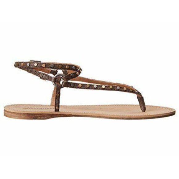 Lucky Brand Women's Adivita Huarache Sandal Java Gtdakt Brown Size 6 - Picture 2 of 6